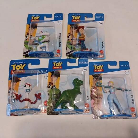 Complete Set of (5) "Toy Story" Micro Collection Figures - Disney/Pixar - Picture 1 of 6